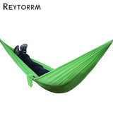 Hiking Camping 270*140cm Hammock Portable Nylon Safety Parachute Hamac Hanging Chair Swing Outdoor Double Person Leisure Hamak