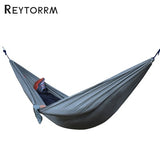 Hiking Camping 270*140cm Hammock Portable Nylon Safety Parachute Hamac Hanging Chair Swing Outdoor Double Person Leisure Hamak