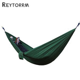 Hiking Camping 270*140cm Hammock Portable Nylon Safety Parachute Hamac Hanging Chair Swing Outdoor Double Person Leisure Hamak