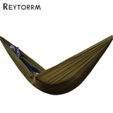 Hiking Camping 270*140cm Hammock Portable Nylon Safety Parachute Hamac Hanging Chair Swing Outdoor Double Person Leisure Hamak