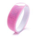 Gel New Band Unisex Wrist Silica Bangle Oval Sports Watch Fashion Bracelet