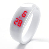 Gel New Band Unisex Wrist Silica Bangle Oval Sports Watch Fashion Bracelet