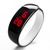 Gel New Band Unisex Wrist Silica Bangle Oval Sports Watch Fashion Bracelet