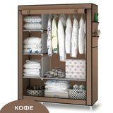 When the quarter wardrobe DIY Non-woven fold Closet Portable Storage Cabinet Multifunction Dustproof Moistureproof  Furniture