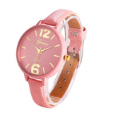 Design Quartz Artificial Women Band Simple Leather Watch Fashion Wrist