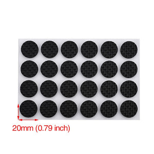 KAK 1-24PCS Self Adhesive Furniture Leg Feet Rug Felt Pads Anti Slip Mat  Bumper Damper For Chair Table Protector Hardware