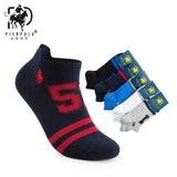 Casual Hot Sale Men Socks New PIER POLO cotton Men's Letter Short Socks Men's gift 5 pieces/lot harajuku happy fashion socks