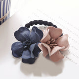 Korean Elastic Hair Ring Flower Hair Rubber bands Rope Cloth Headbands Ties Hair Accessories for Women  Girls