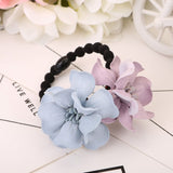 Korean Elastic Hair Ring Flower Hair Rubber bands Rope Cloth Headbands Ties Hair Accessories for Women  Girls