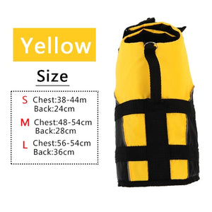 HOOPET Small Dog Pet Life Jacket Safety Clothes Surfing Swimming Vest Summer Puppy Swimwear Beach Vacation Bull Pug Yorkshire