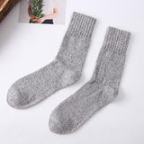 New 5 Pair/Lot Men's Wool Socks Stripe Casual Calcetines Hombre Thick Cotton Socks Winter Warm Socks Male High Quality