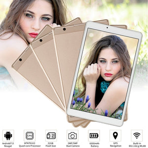 High Speed GPS smart 10.1 inch Quad Core 32GB Tablet Aoson R103 Android 7.0 Tablet 2GB RAM MTK8163 1280*800 Wifi PAD Metal Case