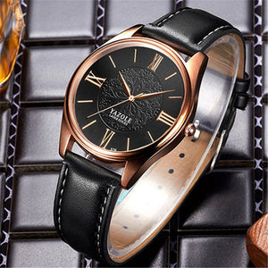 2018 New Style YAZOLE Brand Rose Gold Watch Ladies Female Clock Wristwatch Woman Analog Quartz Dress Clock Zegarek Damski