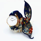 Shsby Brand new style Ladies flower cloth wristwatch Women Dress Watch Fashion girl Casual Quartz Bracelet watches fabric clock