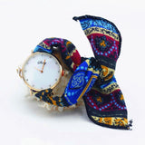 Shsby Brand new style Ladies flower cloth wristwatch Women Dress Watch Fashion girl Casual Quartz Bracelet watches fabric clock