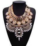 2019 New Design Summer Style Long Bohemian Alloy Maxi Necklace Big Exaggerated Crystal Pendant Necklaces Collier Jewelry XG737