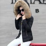 2019 New Winter Jacket Women Faux Fur Hooded Parka Coats Female Long Sleeve Thick Warm Snow Wear Jacket Coat Mujer Quilted Tops