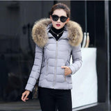 2019 New Winter Jacket Women Faux Fur Hooded Parka Coats Female Long Sleeve Thick Warm Snow Wear Jacket Coat Mujer Quilted Tops