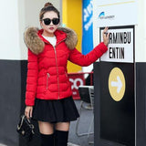 2019 New Winter Jacket Women Faux Fur Hooded Parka Coats Female Long Sleeve Thick Warm Snow Wear Jacket Coat Mujer Quilted Tops