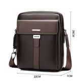 2019 New Arrival Fashion Men Business Leather Messenger Bag designer Casual Crossbody Shoulder Bag Men Bag Briefcase Promotional