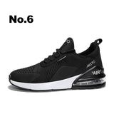 New Arrival Air Cushion Men Sneakers High Tech Damping Flyknit Breathable Men Casual Shoes Women Fashion Zapatillas de Hombre