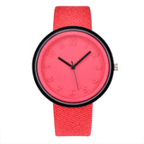 Colorful New Fashion Women's Watches Ladies Quartz Dress Wristwatch Casual PU Leather Simple Style Watch relogio feminino