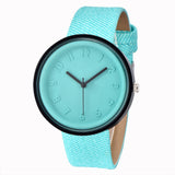 Colorful New Fashion Women's Watches Ladies Quartz Dress Wristwatch Casual PU Leather Simple Style Watch relogio feminino