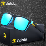 Viahda Polarized Sunglasses Men Brand Design Driving Sun glasses Square Glasses For Men High Quality UV400 Shades Eyewear