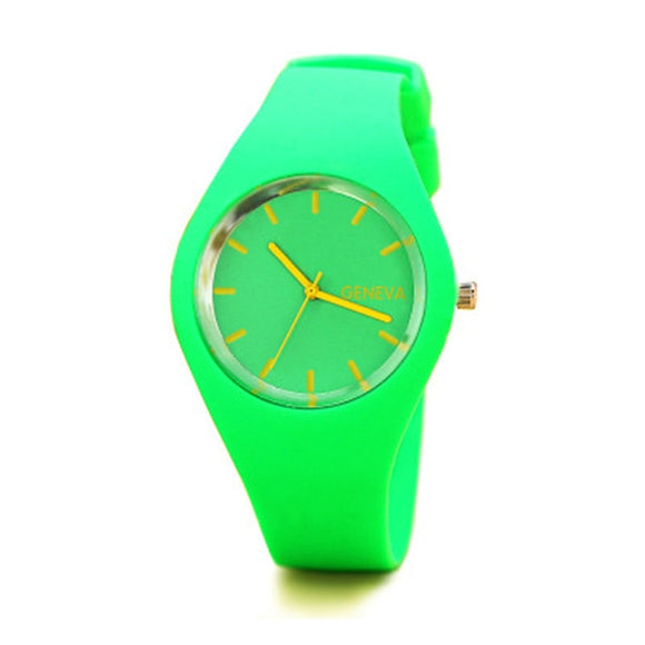 New Fashion Classic Silicone Women Watch simple style wrist watch Silicone Rubber casual dress Girl Relogio masculino 2018 clock