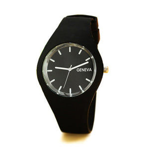 New Fashion Classic Silicone Women Watch simple style wrist watch Silicone Rubber casual dress Girl Relogio masculino 2018 clock