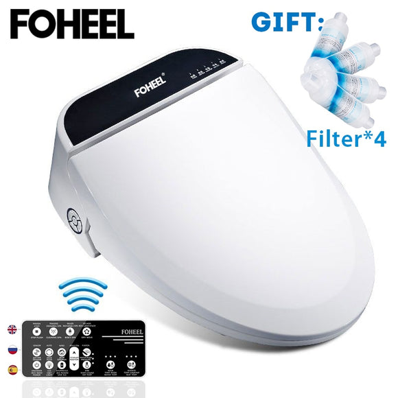 FOHEEL kids baby smart toilet seat cover electronic bidet cover clean dry seat heating wc intelligent toilet seat cover