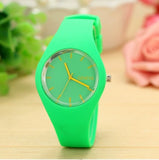 New Fashion Classic Silicone Women Watch simple style wrist watch Silicone Rubber casual dress Girl Relogio masculino 2018 clock