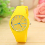 New Fashion Classic Silicone Women Watch simple style wrist watch Silicone Rubber casual dress Girl Relogio masculino 2018 clock