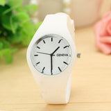 New Fashion Classic Silicone Women Watch simple style wrist watch Silicone Rubber casual dress Girl Relogio masculino 2018 clock