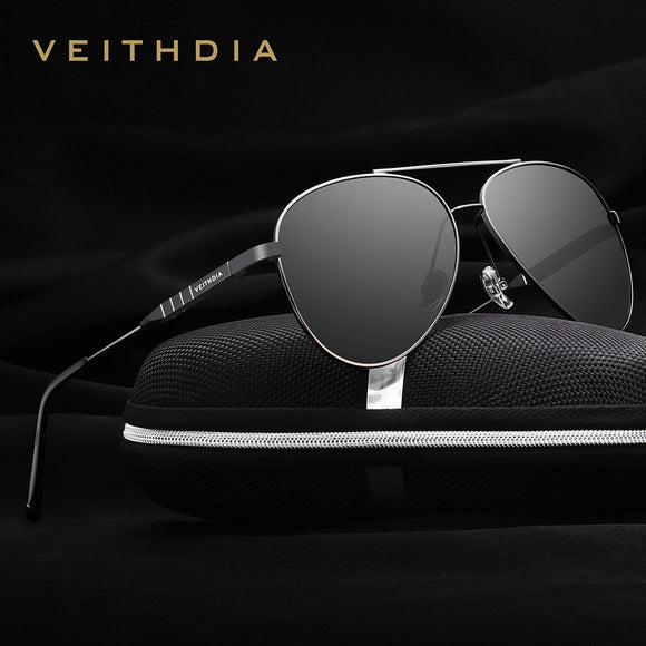 VEITHDIA Fashion HD Brand Unisex Designer Aluminum Men Sun Glasses Polarized Mirror Male Eyewear Sunglasses For Wommen/Men 6698