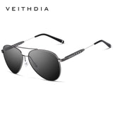 VEITHDIA Fashion HD Brand Unisex Designer Aluminum Men Sun Glasses Polarized Mirror Male Eyewear Sunglasses For Wommen/Men 6698