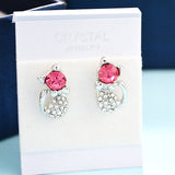 Promotional Price!crystal Earrings for Wommen,fashion Alloy Jewelry,Austria Exquisite Stud Earring,cute Cat Ear Femma,party Acce