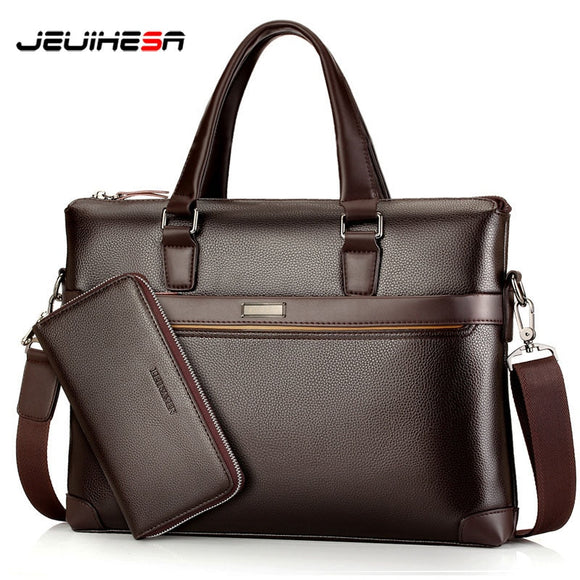 New Arrival 2019 Vintage Men Handbag Briefcase Computer Laptop Casual Shoulder Bag Business Messenger Bags Men'S Travel Bags