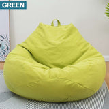 Bean Bag Sofa Chair Cover Lounger Sofa Ottoman Seat Living Room Furniture Without Filler Beanbag Bed Pouf Puff Couch Lazy Tatami