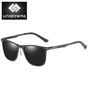 UNIEOWFA Myopia Prescription Sunglasses Men Optical Polarized 1.56 1.61 Lens Sun Glasses Male Square Prescription Eyewera Brand