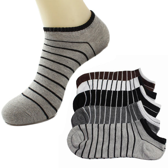 2019 fashion Comfortable 1Pair Unisex Comfortable Stripe Cotton Sock Slippers Short Ankle Socks New Arrival Breathable Soxs