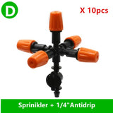 Greenhouse Five-outlet Adjustable Gardening Garden Rotating Atomization Agricultural Sprinkler Equipment Micro-spray