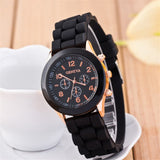 New Fashion Classic Silicone Women Watch Simple Style Wrist Watch Rubber Casual Dress Lady Clock Saat Reloj Mujer