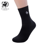 High Quality Fashion 5 Pairs/lot Brand PIER POLO Casual Cotton Socks Business Embroidery Men's Socks Manufacturer Wholesale