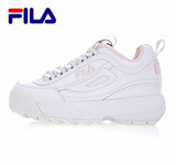 2019 FILAS Disruptor II Men and Women Sneaker Running Shoes White summer Increased Outdoor Sneaker size eur36-44