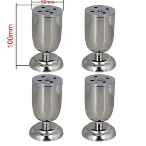 4Pcs Stainless Furniture table legs Load 900KG TV Cabinet Foot Sofa Leg Hardware Cabinet feet 15/20/25/30CM Tapered Leg