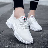 2019 Breathable Lightweight Women Running Shoes White Sneakers Woman Comfortable Non-slip Female Jogging Walking FILAS Shoes