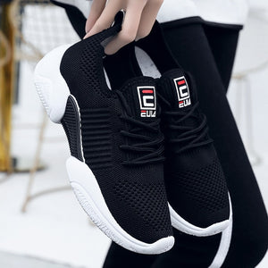 2019 Breathable Lightweight Women Running Shoes White Sneakers Woman Comfortable Non-slip Female Jogging Walking FILAS Shoes