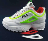 Top quality 2018 FILAS Disruptor I II Women Sneaker Running Shoes men White black height Increasing Shoes girls size 36-45